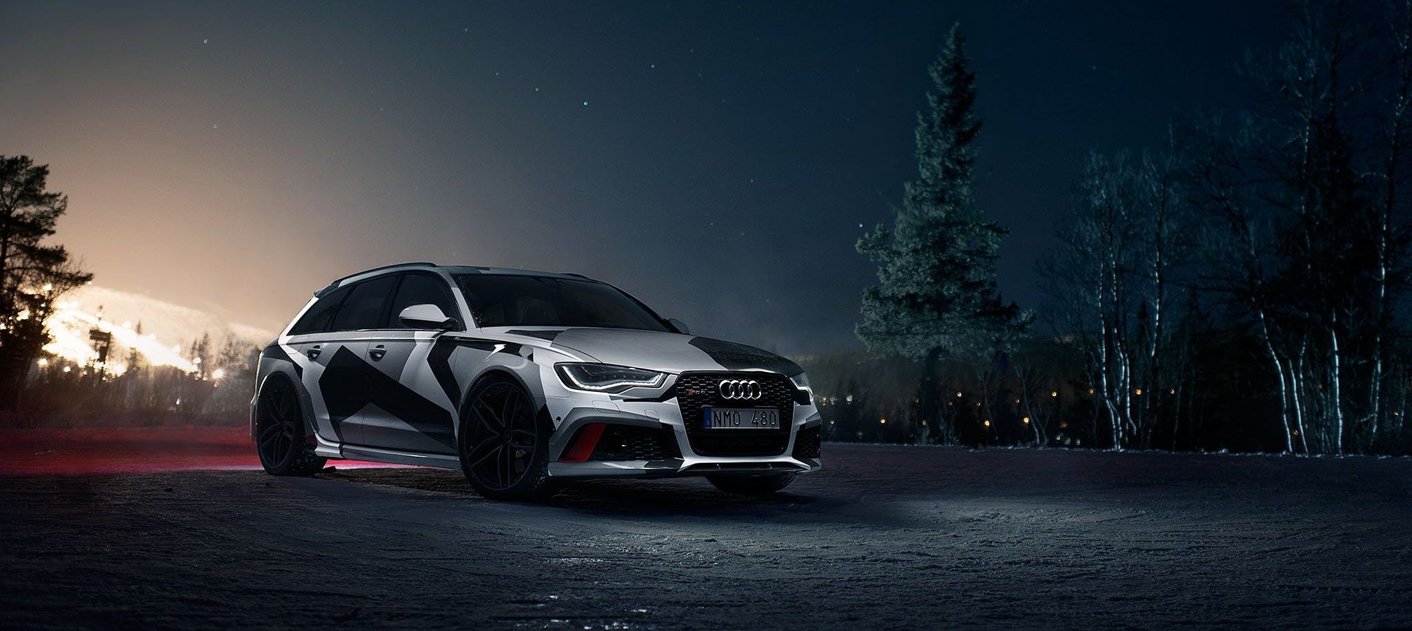 Audi rs6 avant зима